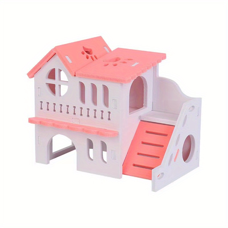 Wooden Villa Hamster Toy - Image 5