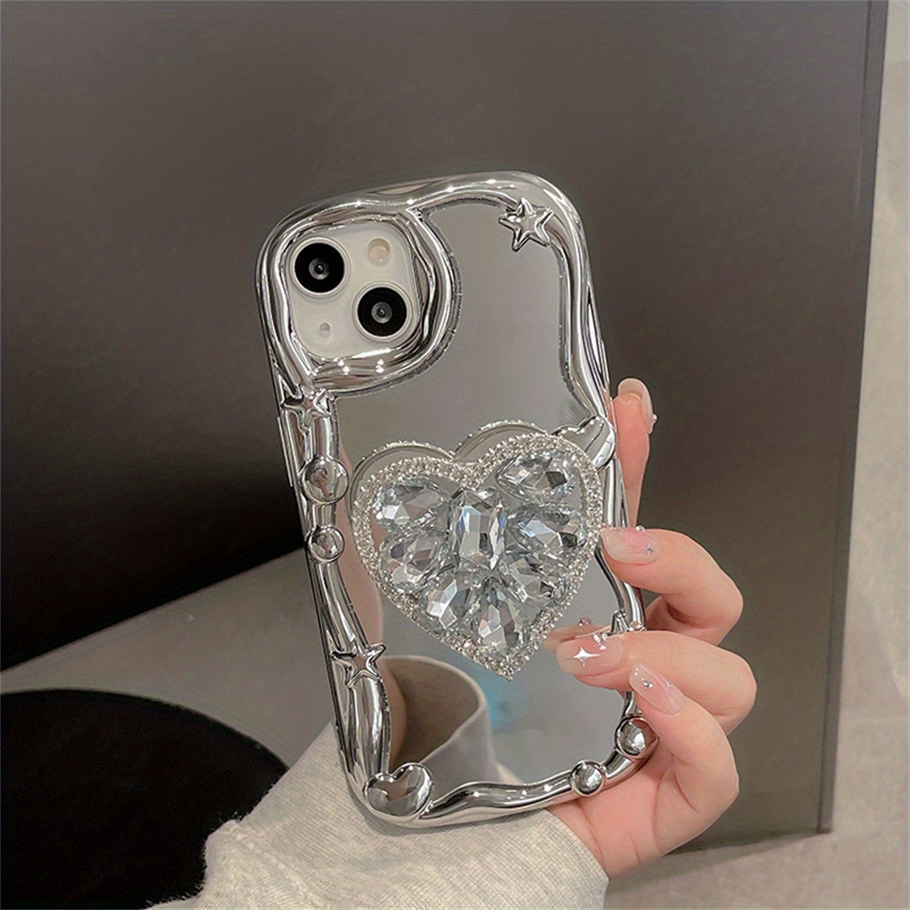 Luxury Plating Silicone Case with Ring Holder for iPhone