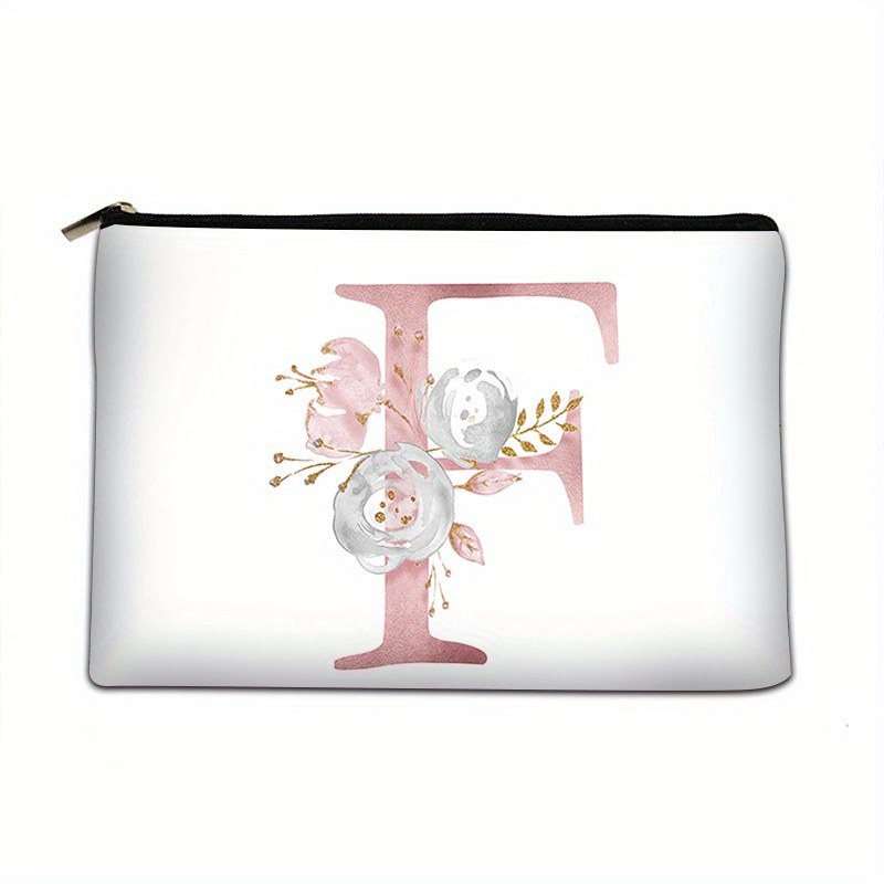 Portable Pattern Cosmetic Bag Travel Makeup Storage Bag With Zipper