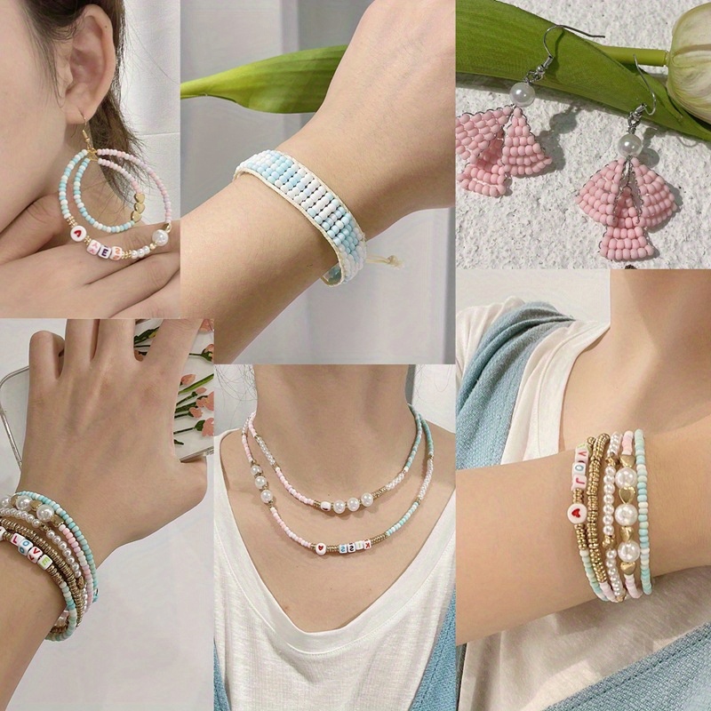 Macaron Glass Seed Beads Matte Small Pony Beads For Jewelry - Temu