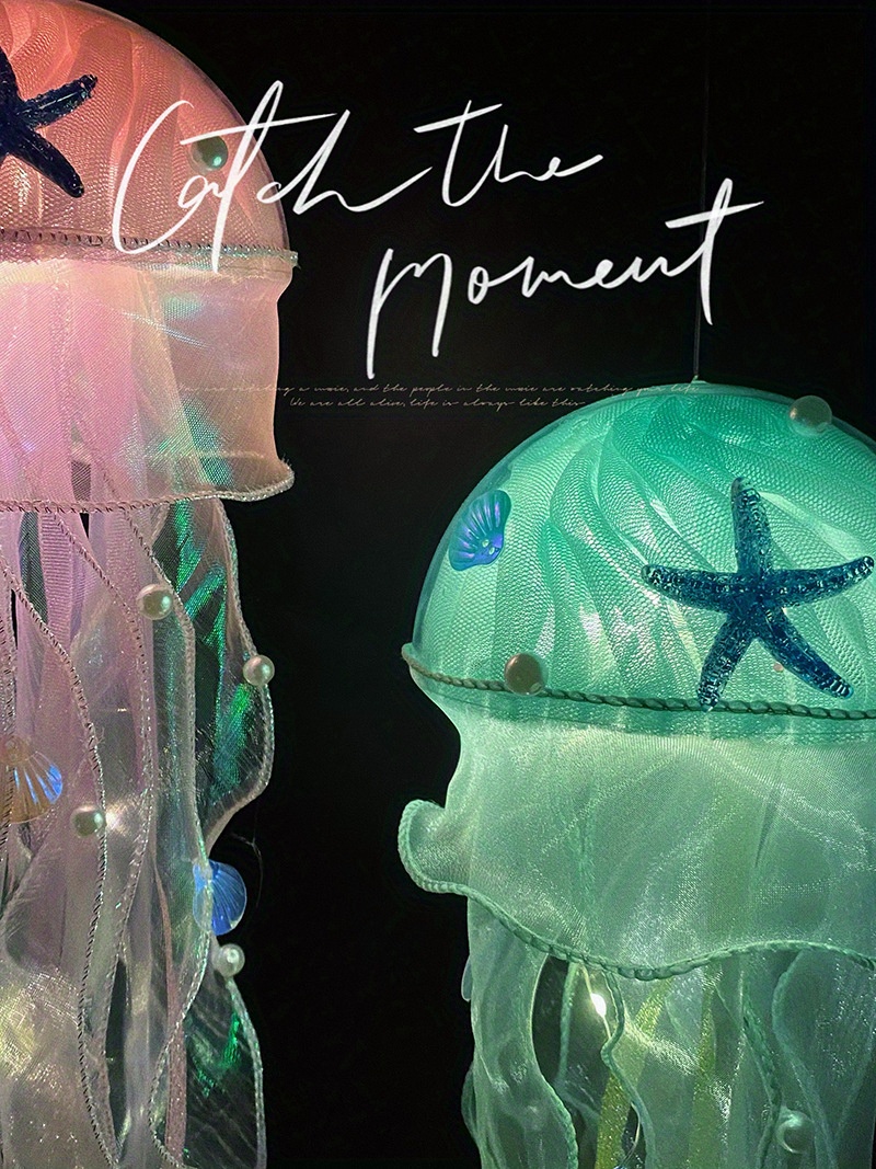 Jellyfish Lamp Light jellyfish Lantern jellyfish Room Decor Temu