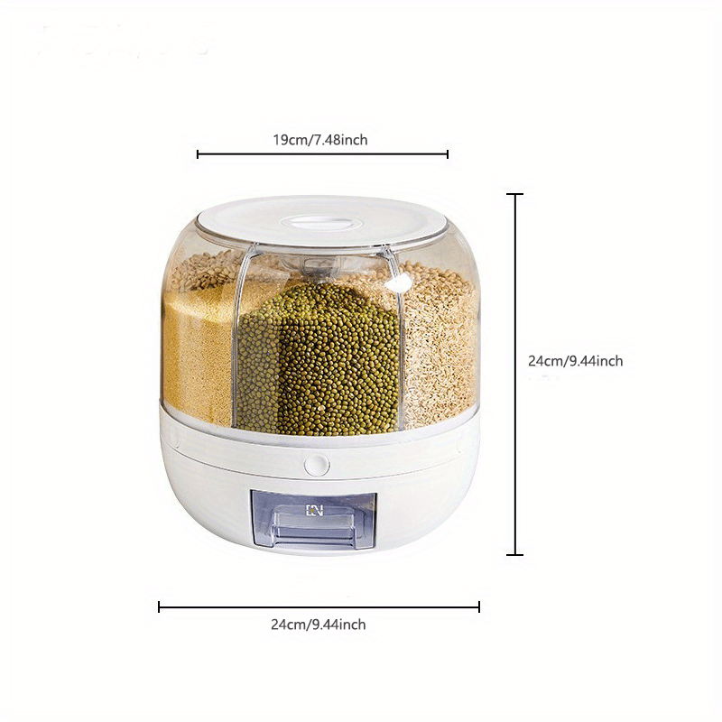 XIAOMI Kitchen Rice Storage Box Grains Bucket Anti-moisture Anti-insec –  SOLOPICK