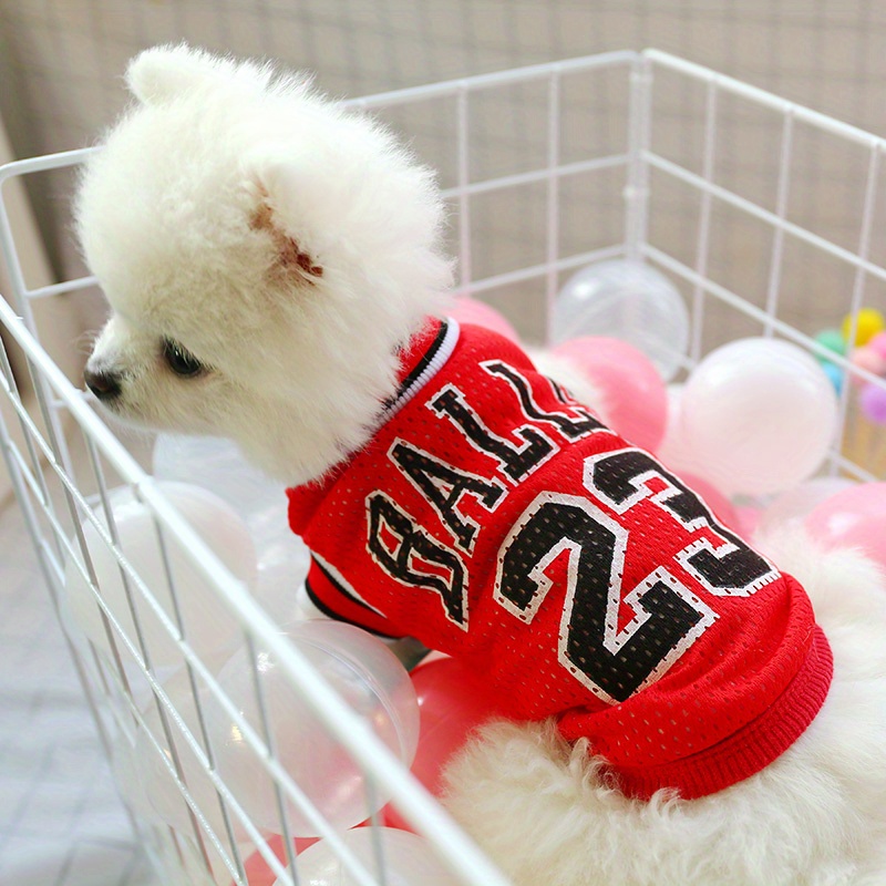 Clothes Dogs Summer Jersey, Basketball Jerseys Dogs