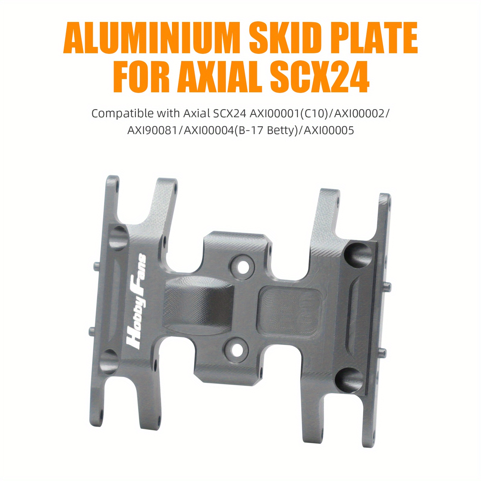 Rc Skid Plate Aluminium Alloy Center Gearbox Mount For 1 24 Rc Crawler