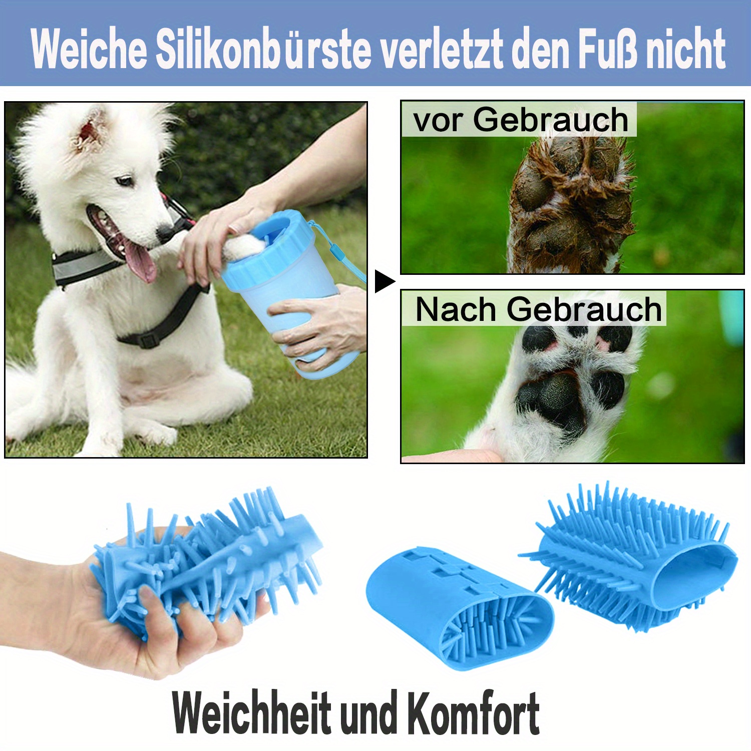 Keep Your Dog's Paws Clean Healthy Portable Pet Claws Temu