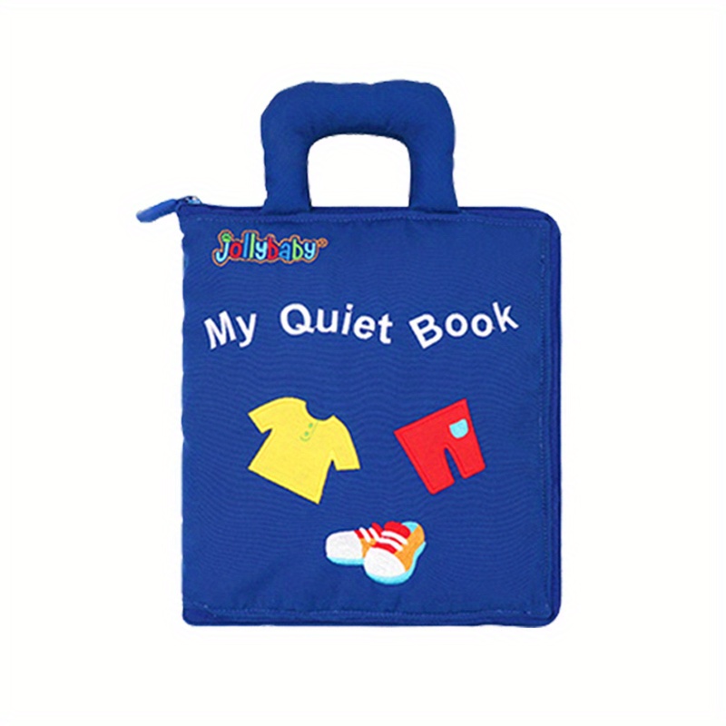 for Kids - Interactive Felt Busy Book - Montessori Quiet Books for Toddlers  - Carry on Travel Quiet Activity Book - Soft Fabric Quiet Books for