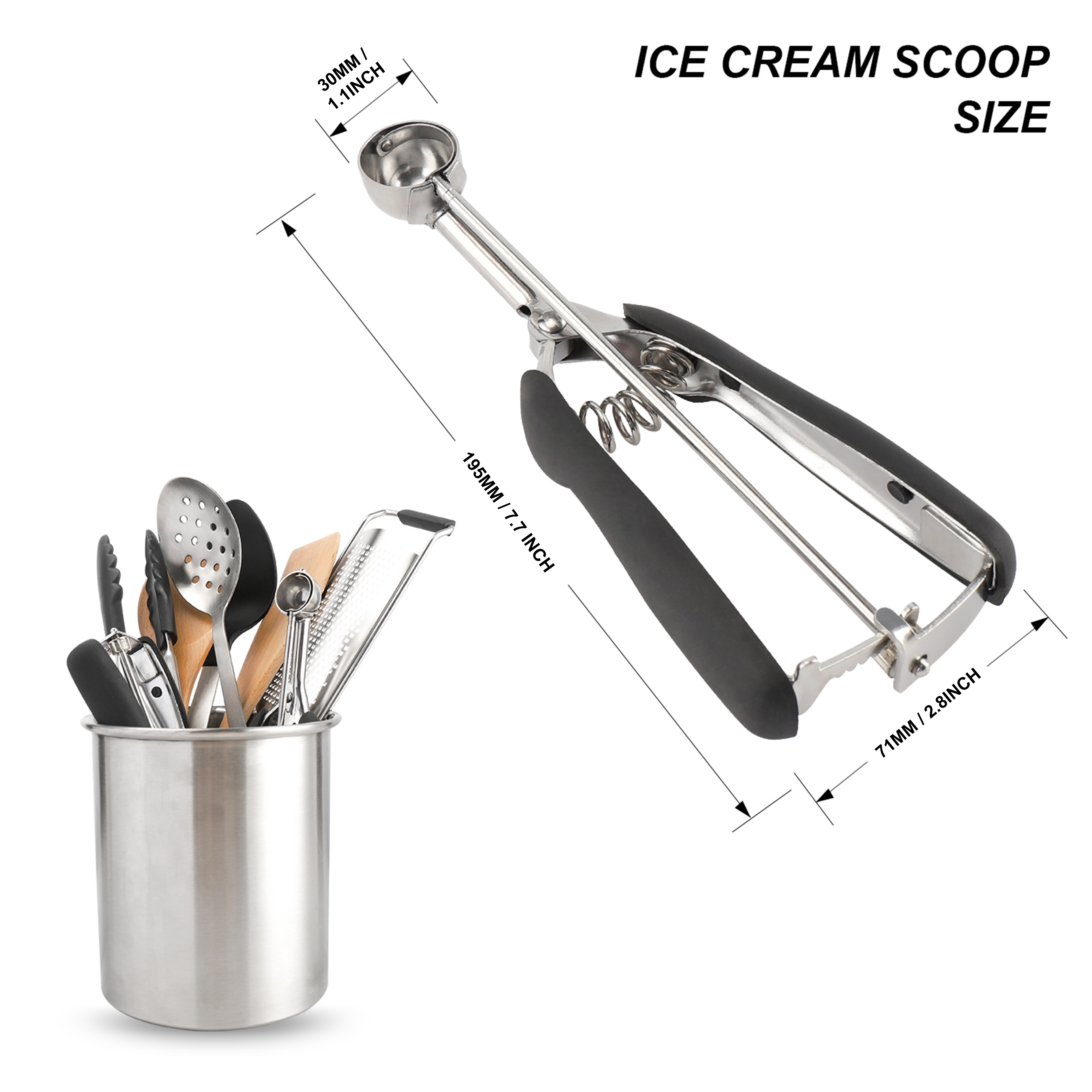 OXO OXO Trigger Ice Cream Scoop - Whisk