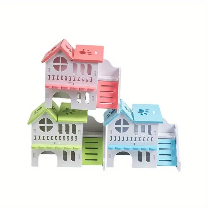 Wooden Villa Hamster Toy - Image 9