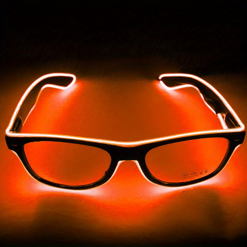 Flashing Led El Wire Party Glasses Favored Halloween Party - Temu