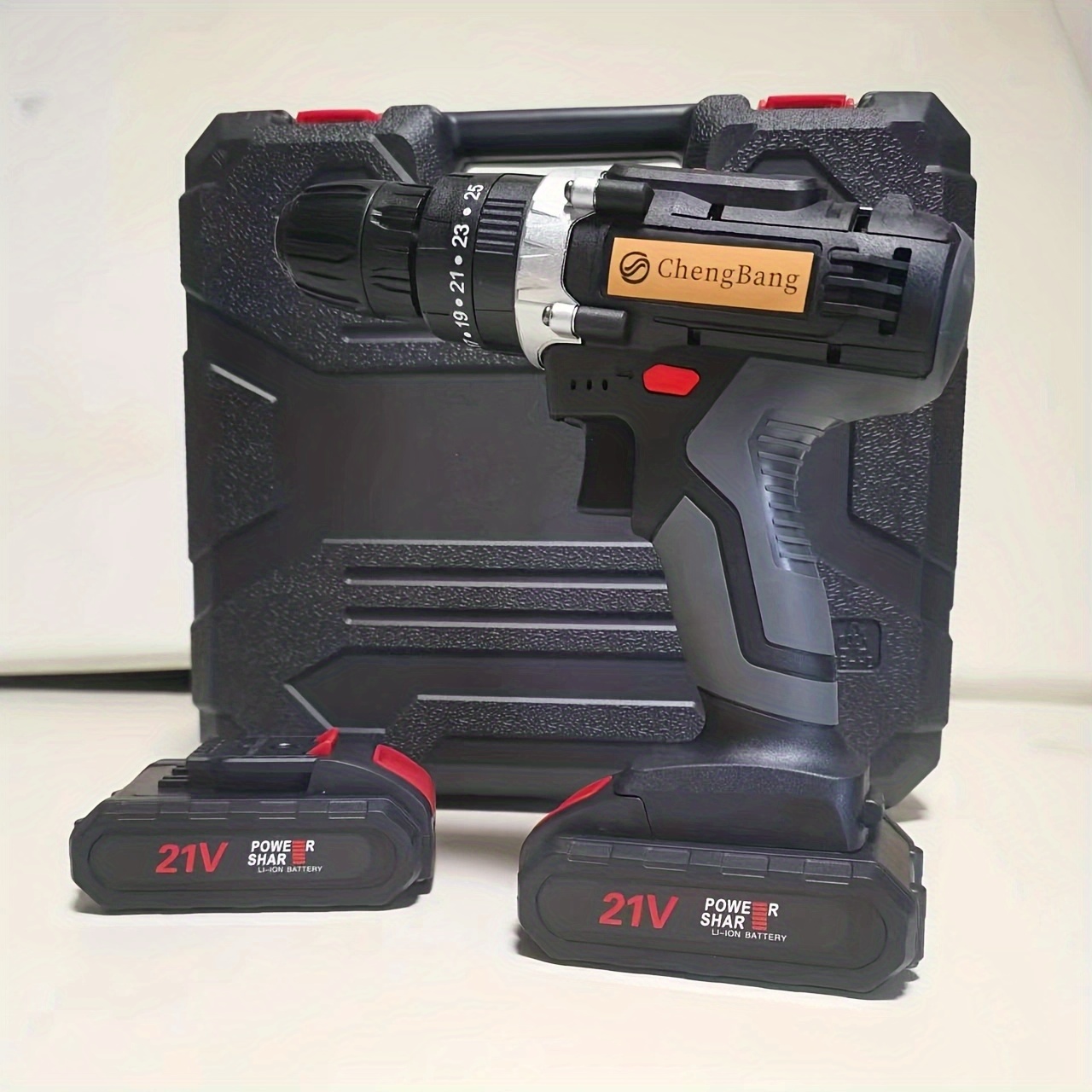 Cordless 21v Electric Drill Rechargeable Electric Drill One - Temu