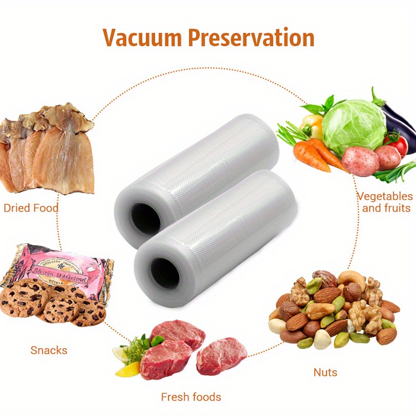 Vacuum Sealer Bags,, For Food Saver, Seal A Meal, Bpa Free, Great For Vac  Storage, Meal Prep Or Sous Vide, Kitchen Accessories - Temu