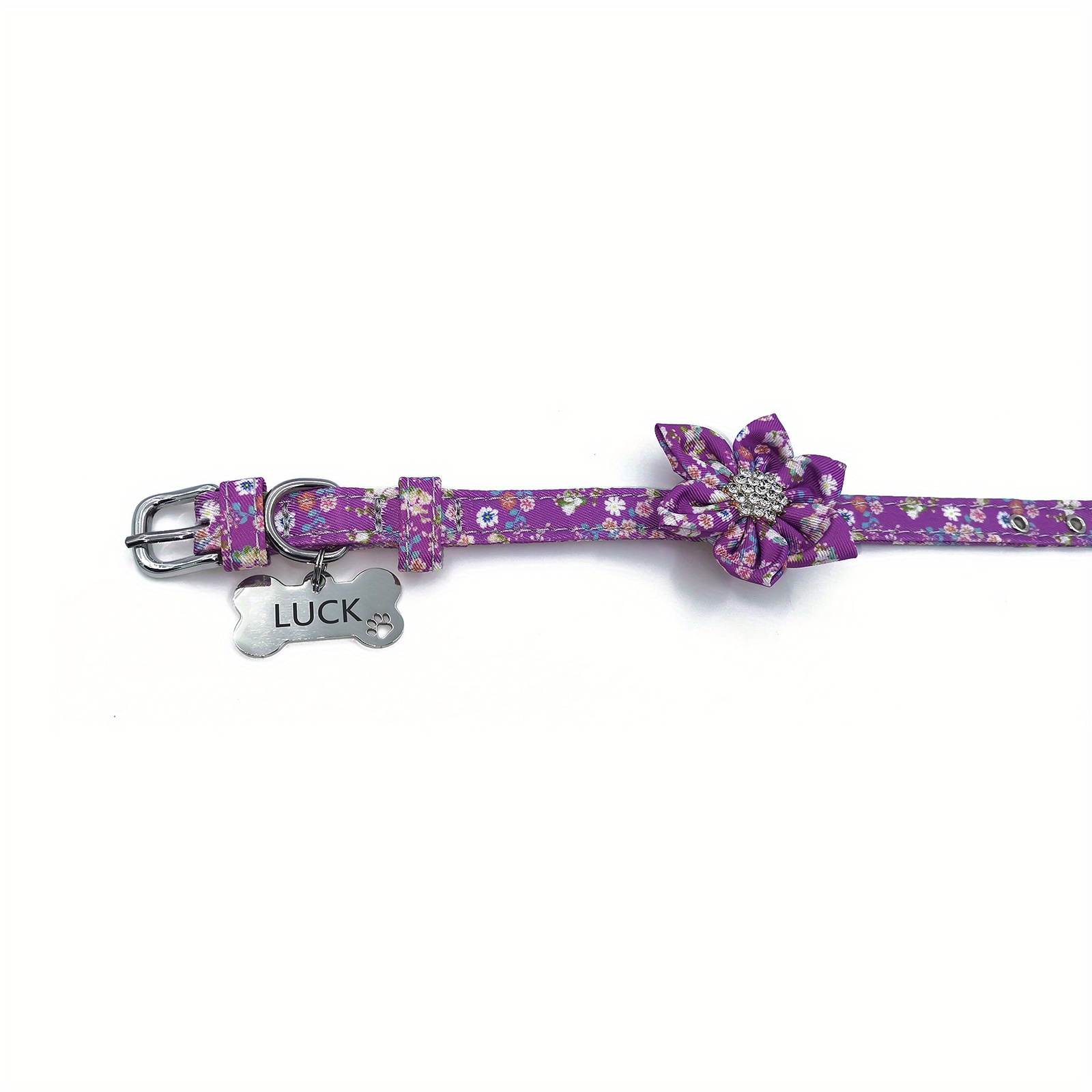 Hundehalsband, Kubanische Glieder-Halskette, Diamant-Metall