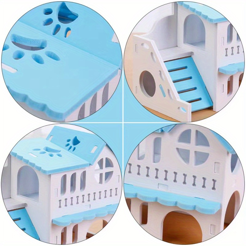 Wooden Villa Hamster Toy - Image 8
