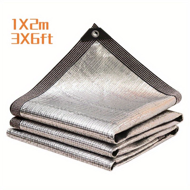 Aluminium Shade Net,sun Cloth Fabric,silvery Sun Shelter,shade Cloth Garden,outdoor Shading Fence Screen, For Yard,shade Fence Net,greenhouse Cover
