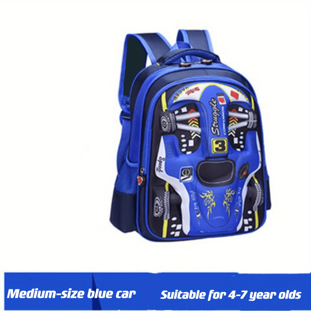 Boys' Children's Backpack Spine Protection Schoolbag