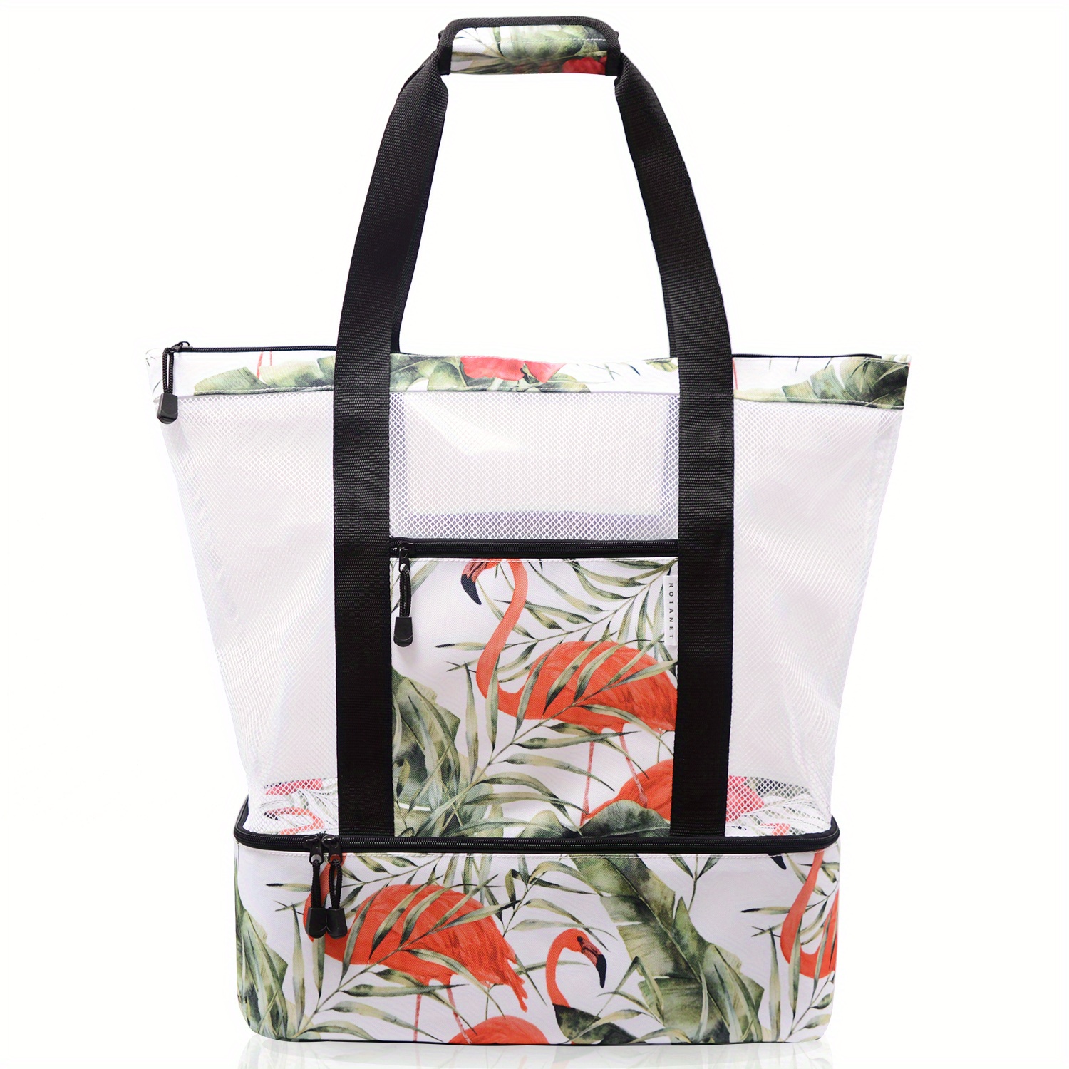 Beach tote best sale with cooler