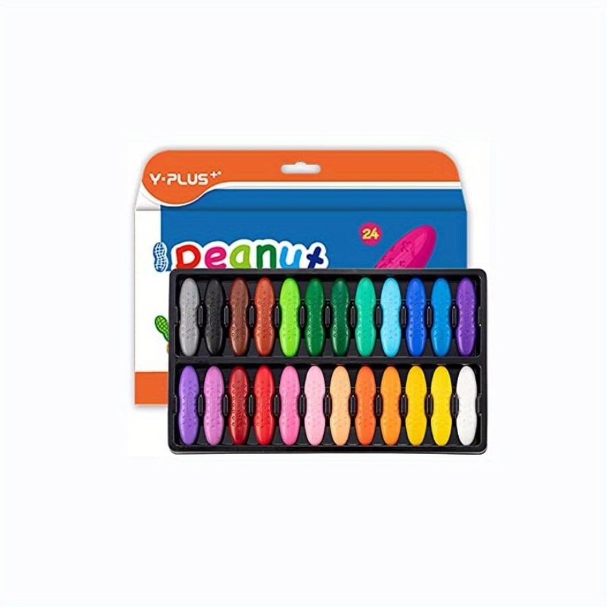 Peanut Crayons For Kids, Colorful Washable Toddler Crayons, Non-toxic Baby  Crayons For Ages 2-4, 1-3, 4-8, Coloring Art Supplies - Temu Denmark