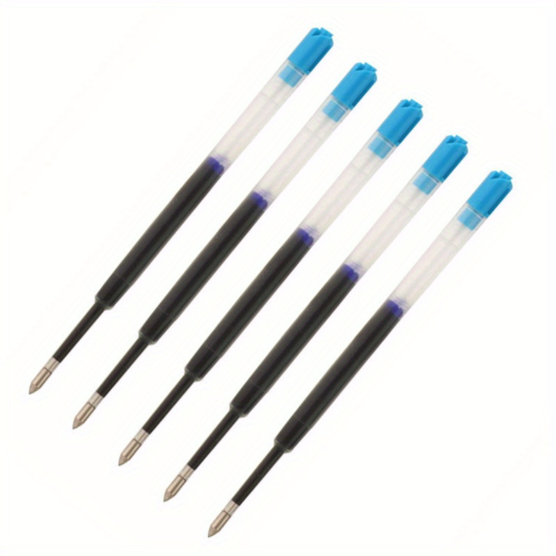 TEMU 5pcs Type Ballpoint Pen Ink Refill Writing Medium Nib New