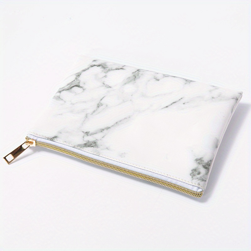 Marble Coin Purse - White