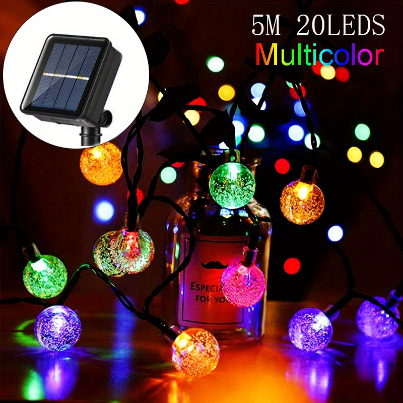 Fairy String Lights with 20 LED's, Multicolor Colorful Rainbow, Decorative  String Lights, LED Strands