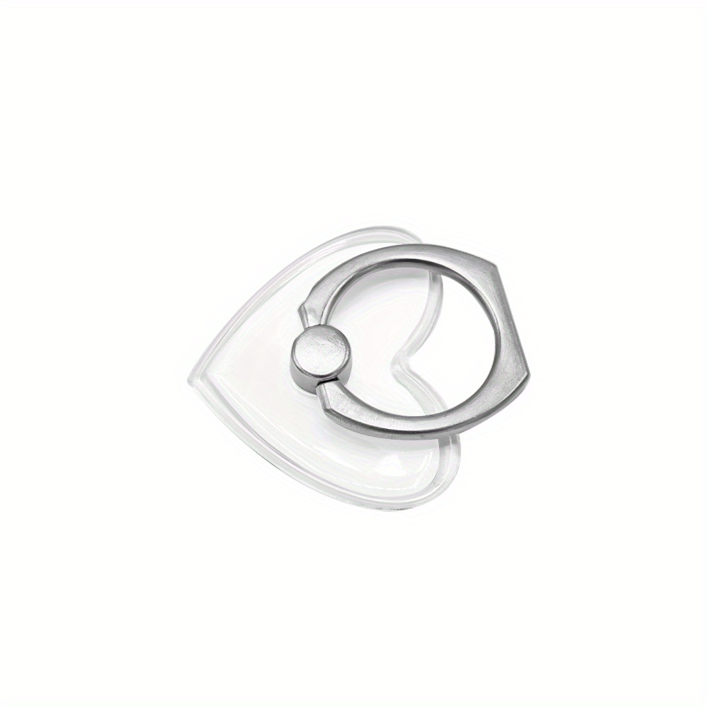 Heart Ring Pop Socket Mobile Holder - BLACK