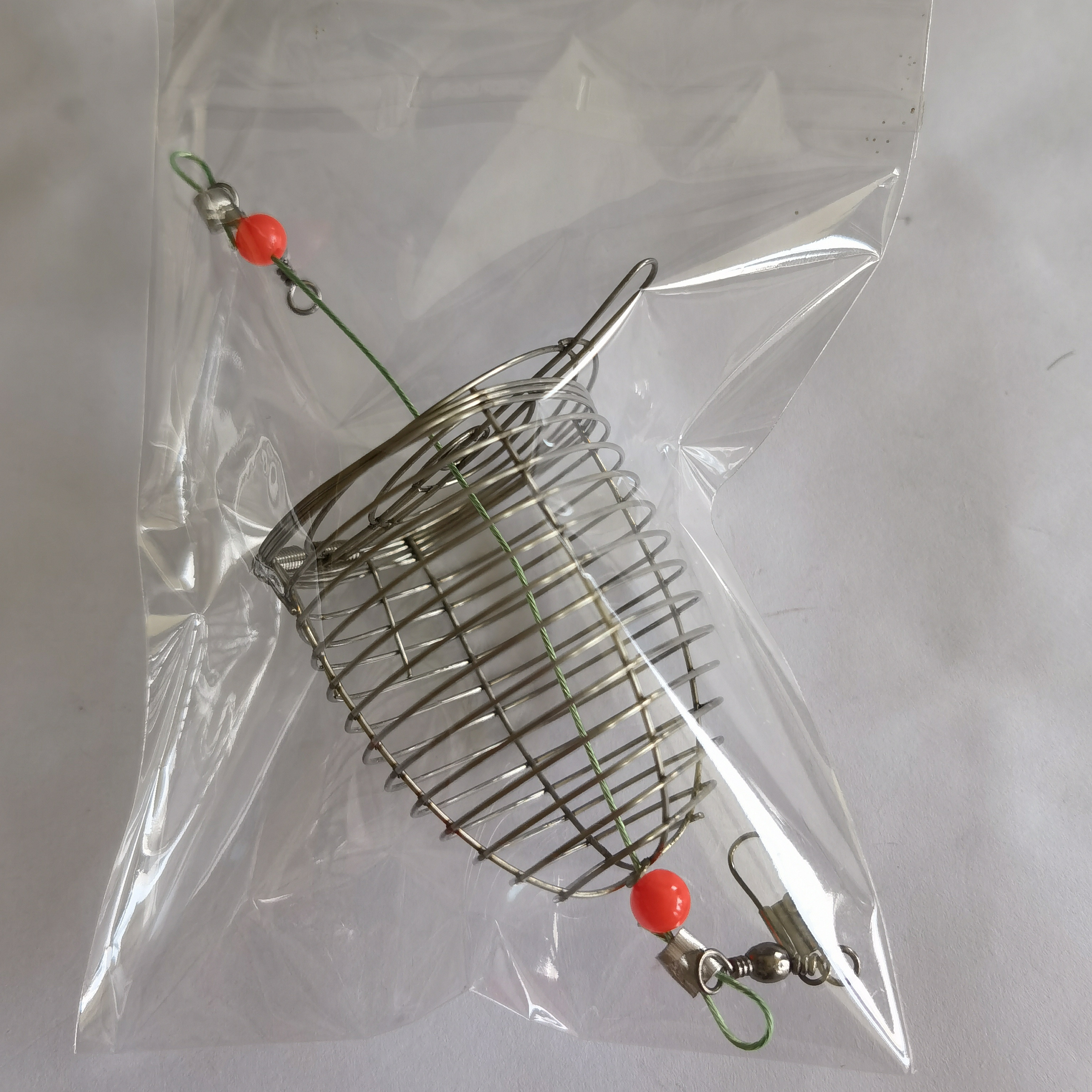 Fishing Bait White Trap Cage Feeder Basket Holder Lure for Fishing  Accessory - China Fishing Accessory and Fishing Bait Trap Cage price
