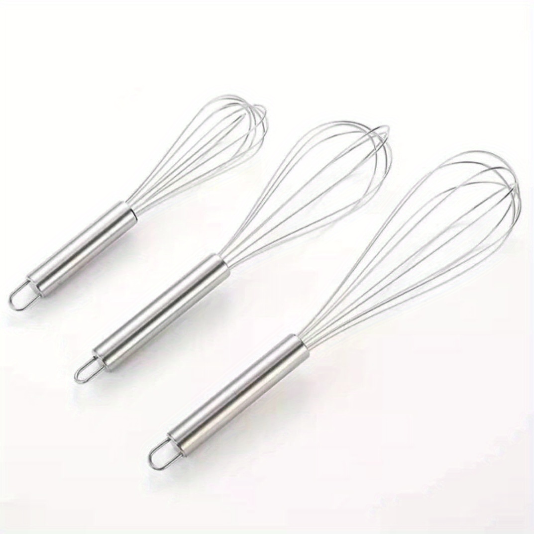 1pc, Professional Stainless Steel Whisk for Effortless Baking and Mixing