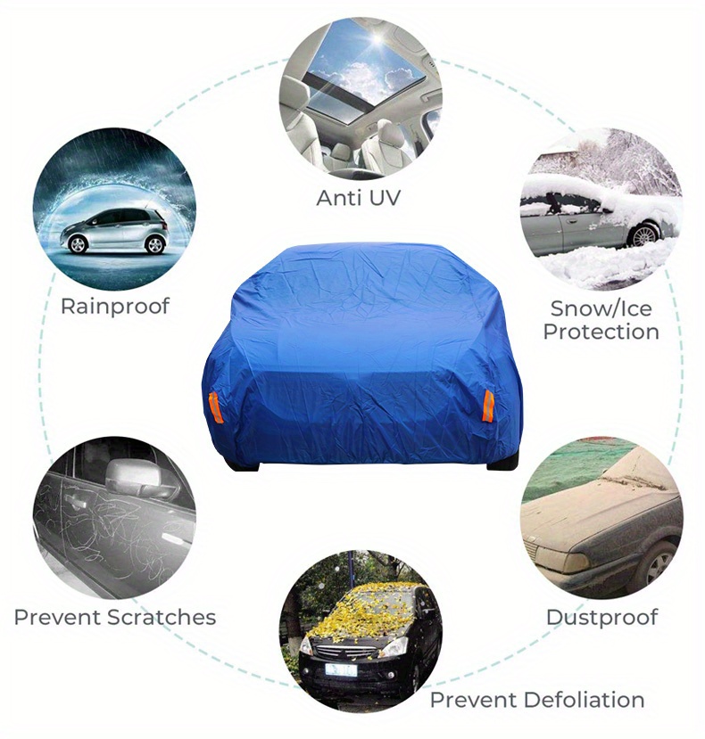 Prevent Sun Scratch Heat Cold Rain Snow Frost Car Oxford Cover For