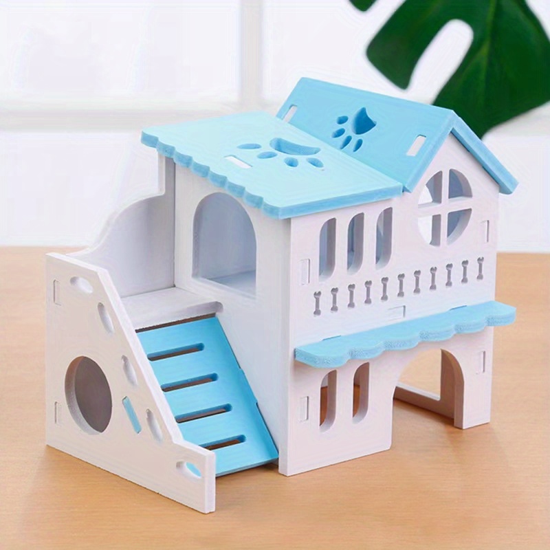 Wooden Villa Hamster Toy - Image 4