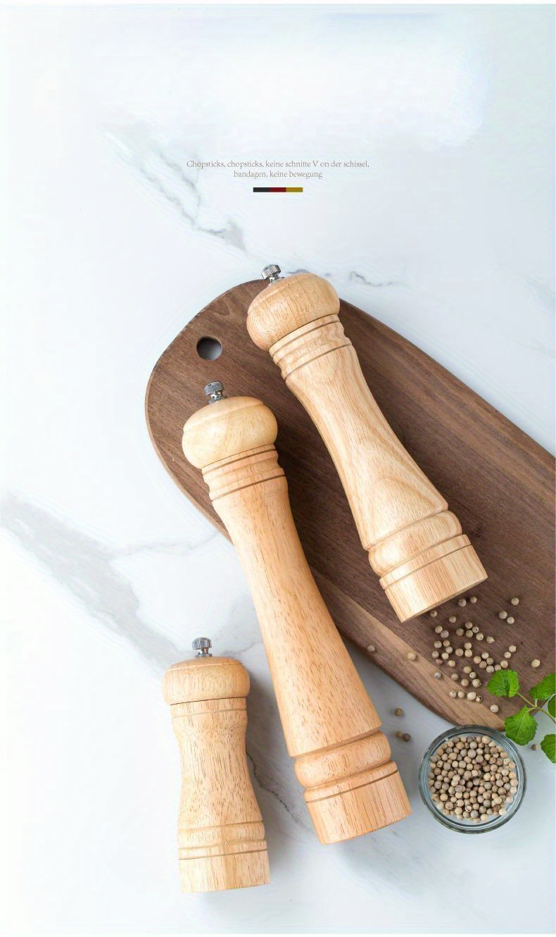 Upgrade Your Kitchen With This Creative Wooden Spice Grinder - Manual Sea  Salt Mill & Spice Crusher! - Temu