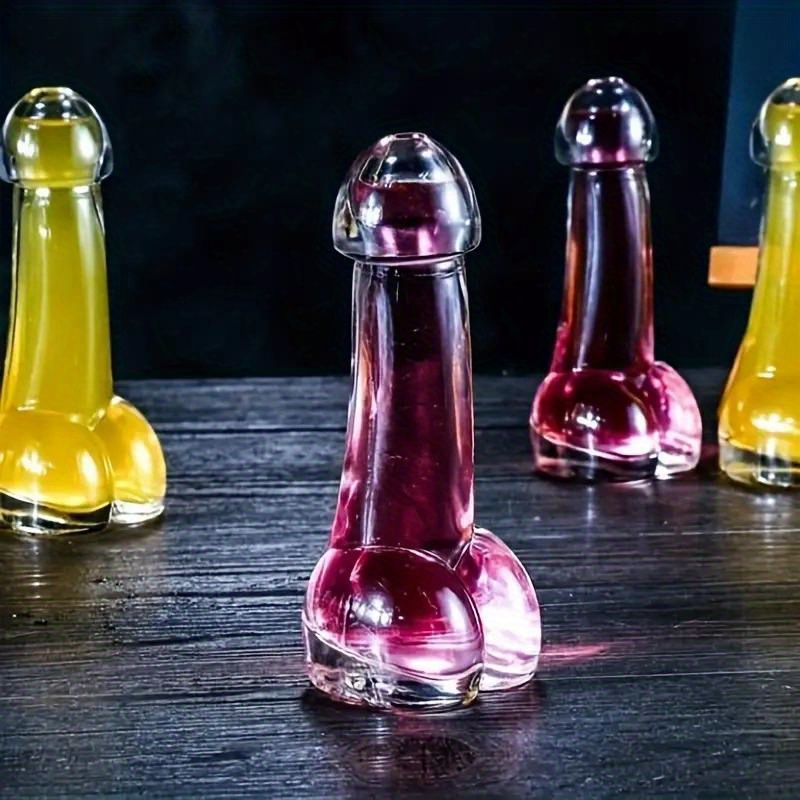 Creative Dick Penis Glass Cup Mug Bottle Unique Drink - Temu