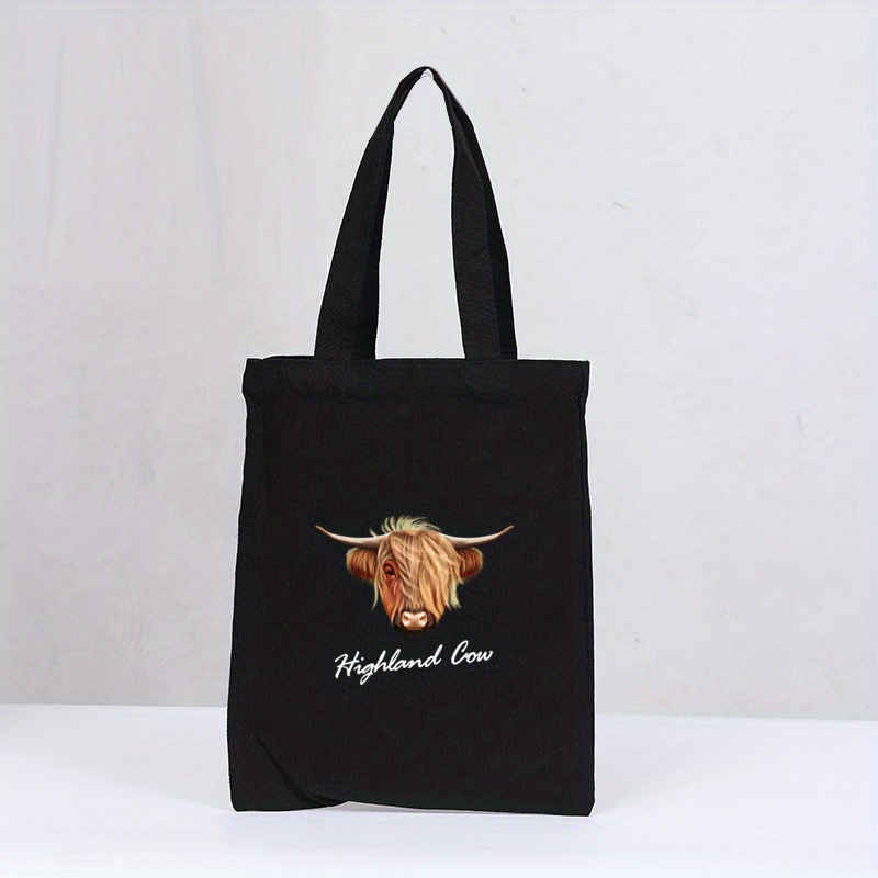 Highland cow shopping discount bag