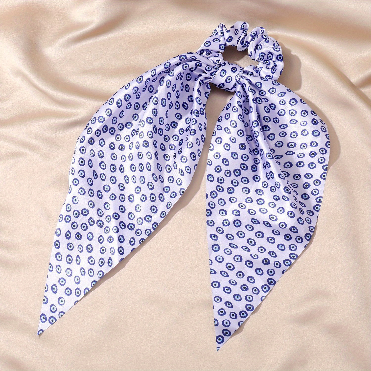 Devil's Eyes Print Hair Tie Elastic Scrunchie Ponytail Holder