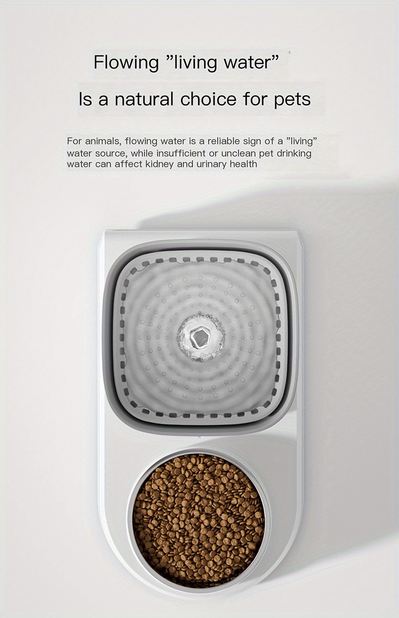 Cat Feeder Water Dispenser Set Keep Pets Fed Hydrated Temu