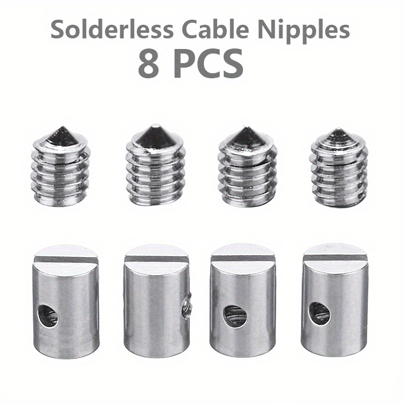 8pcs/4sets Solderless Cable 5mm Throttle Choke For Motorcycle Scooter Mower