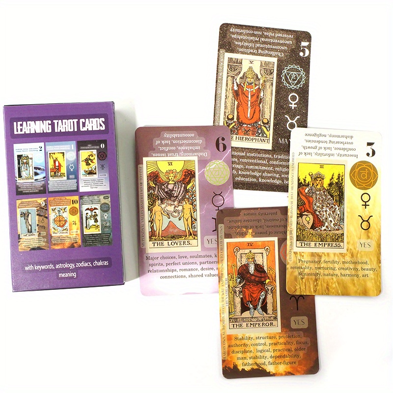 Learning Tarot Beginner Tarot Learning Tarot Cards Beginners - Temu France