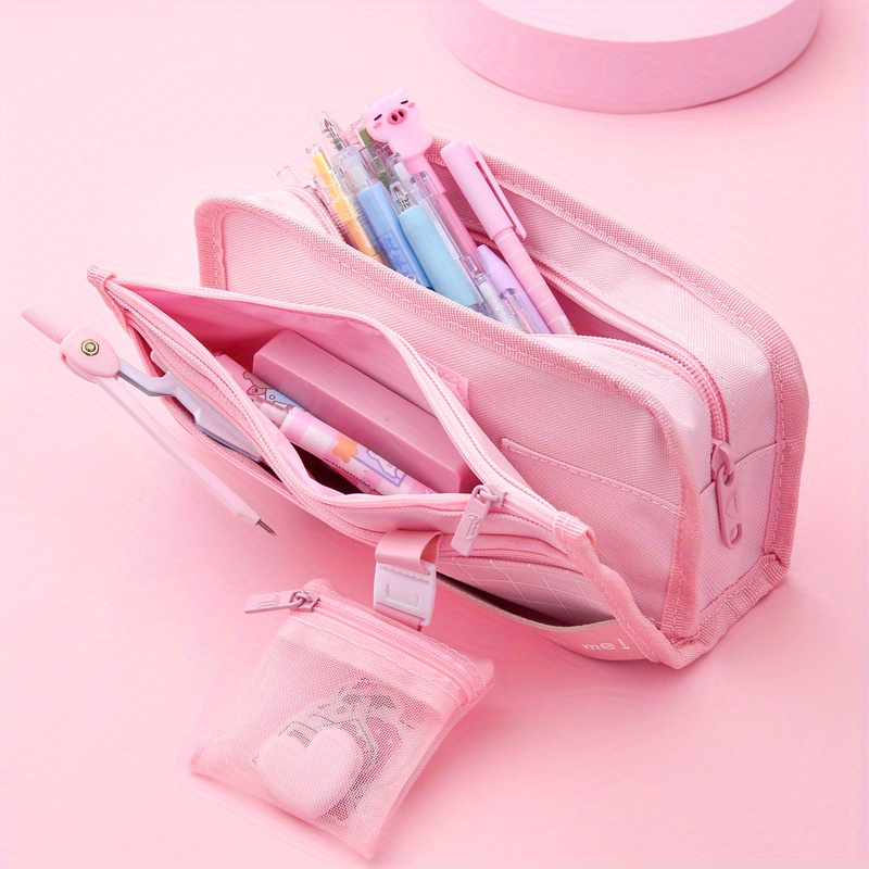 Stationery Bag, Pencil Case, Large Capacity Middle School Girl, Primary