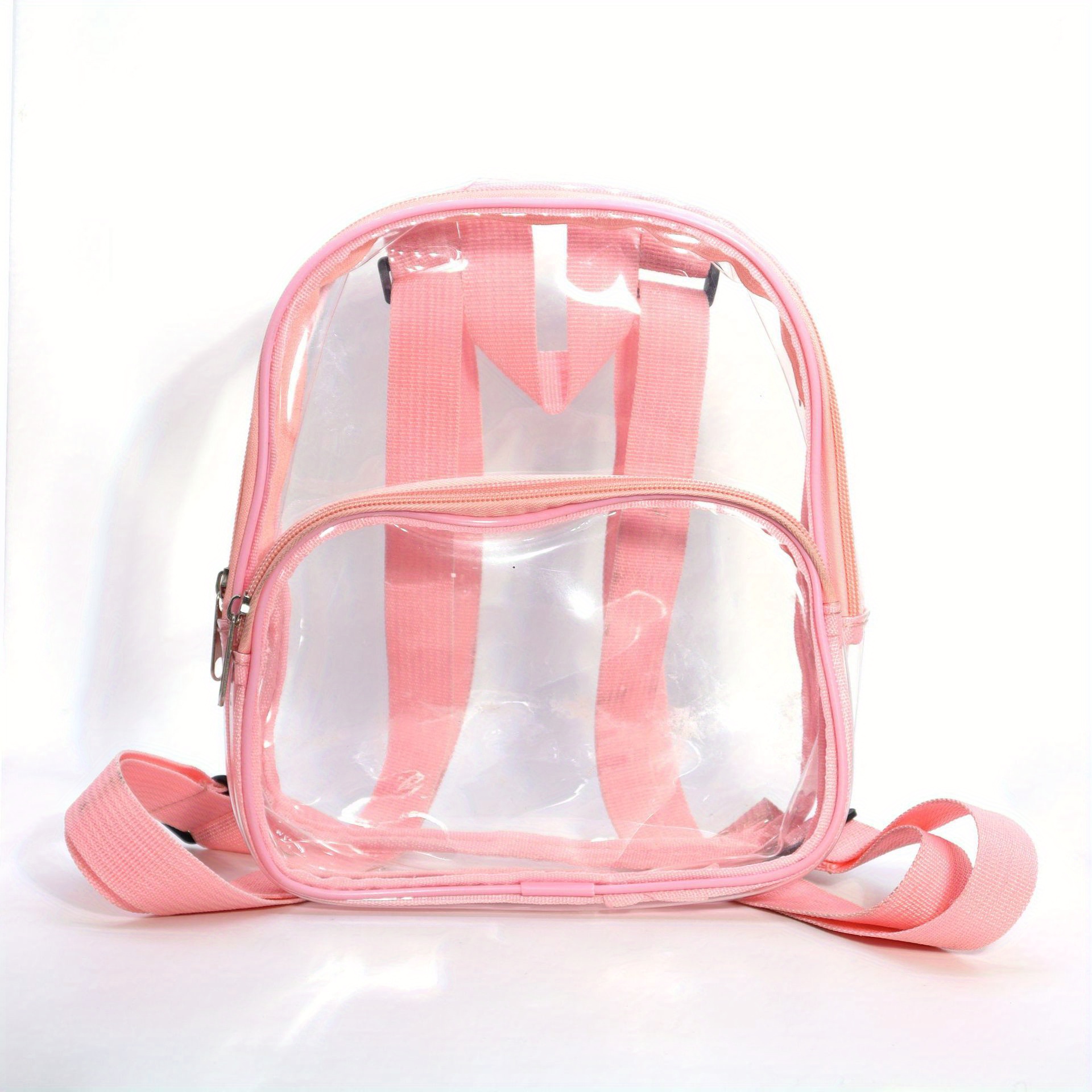 Pvc Transparent Large Capacity Waterproof Backpack, Ideal For Men And Women,  Clear Durable Lightweight School Backpack, For Outdoor Sports, Camping,  Hiking, And Travel, Perfect For School Sporting Events - Temu