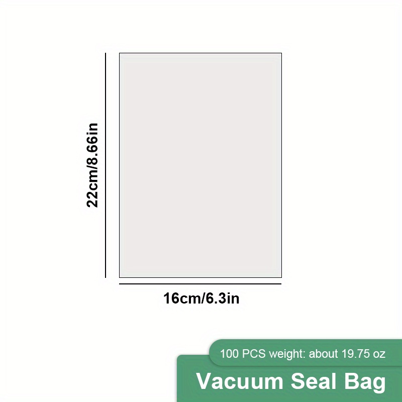 Vacuum Bag Sizing Information