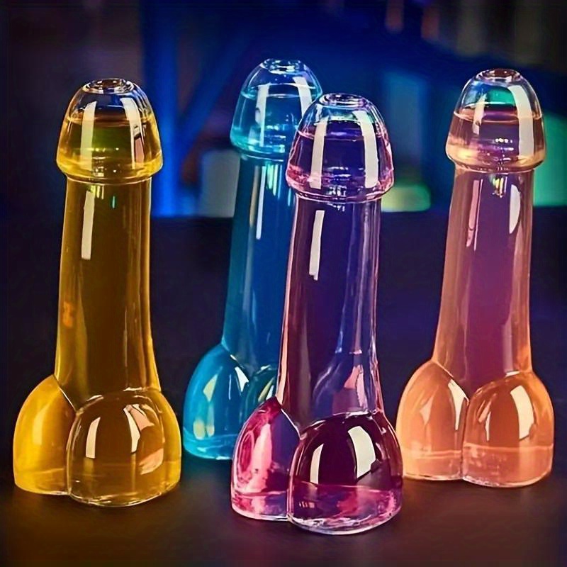 Creative Genital Dick Penis Cocktail Glass Cup Mug Bottle Glass Hot New for  Party Beer Funny Interesting Cups Mug Bottle Goblet