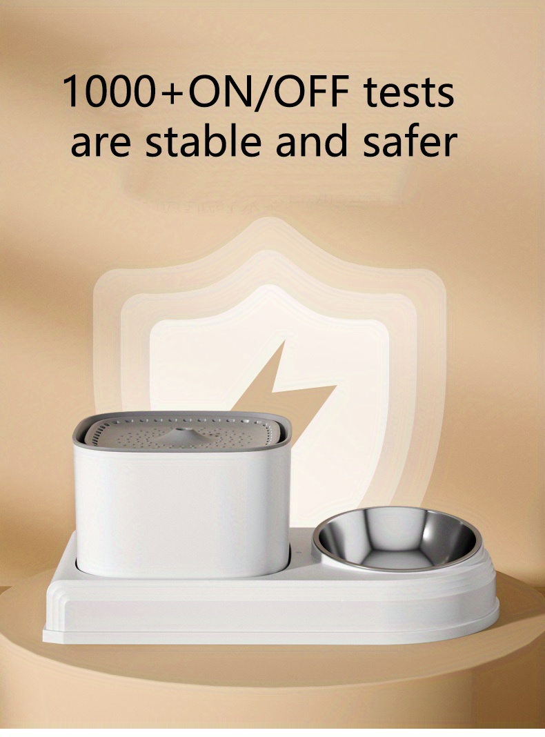 Cat Feeder Water Dispenser Set Keep Pets Fed Hydrated Temu