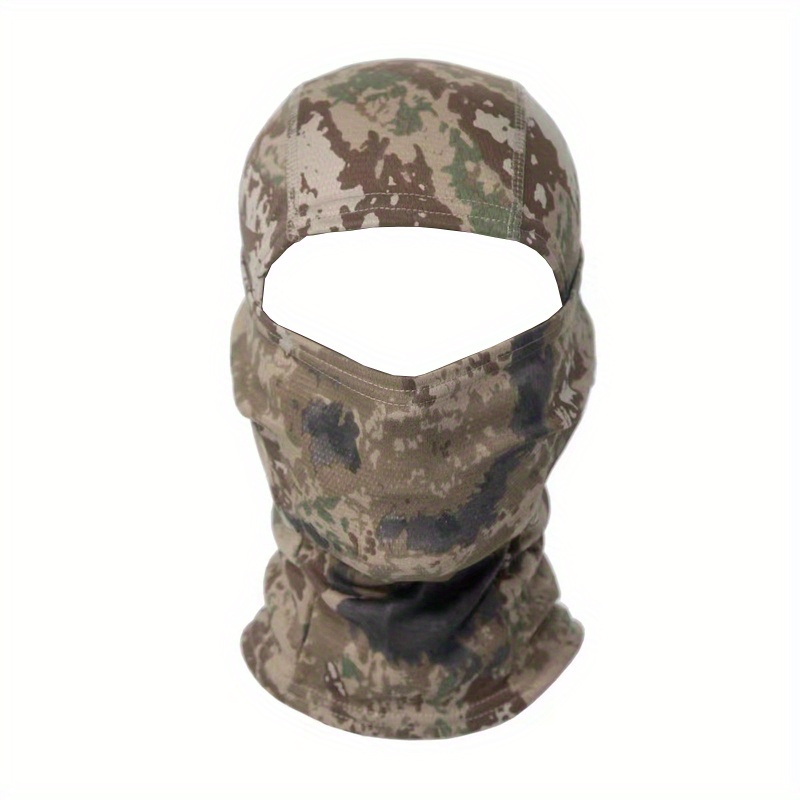 Camouflage Mask Outdoor Camping Hunting Training 3d Leaf - Temu