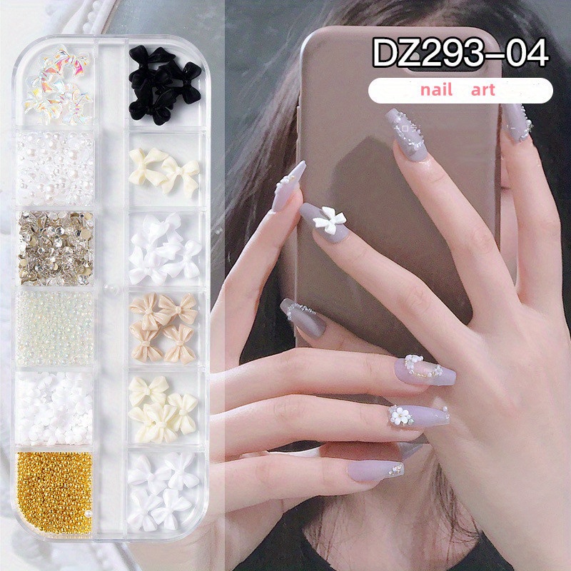 Nail Art Micro Caviar Beads 3d Nail Art Decorations Nail Art - Temu