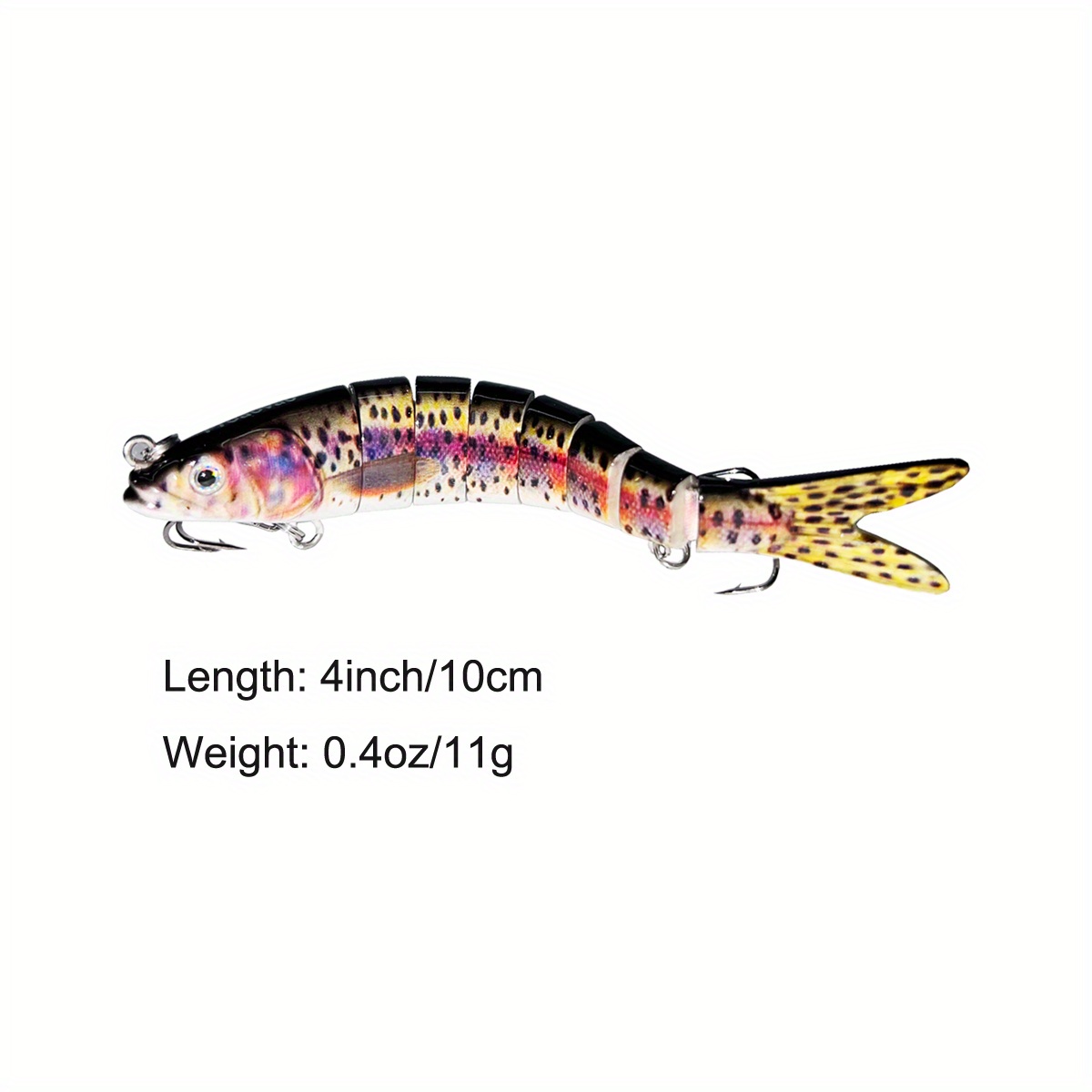 Fishing Lures for Bass Bait-Trout Lures Multi Jointed Swimbaits Lifelike  Slow Sinking for Saltwater Freshwater Small Bass Lures Kit