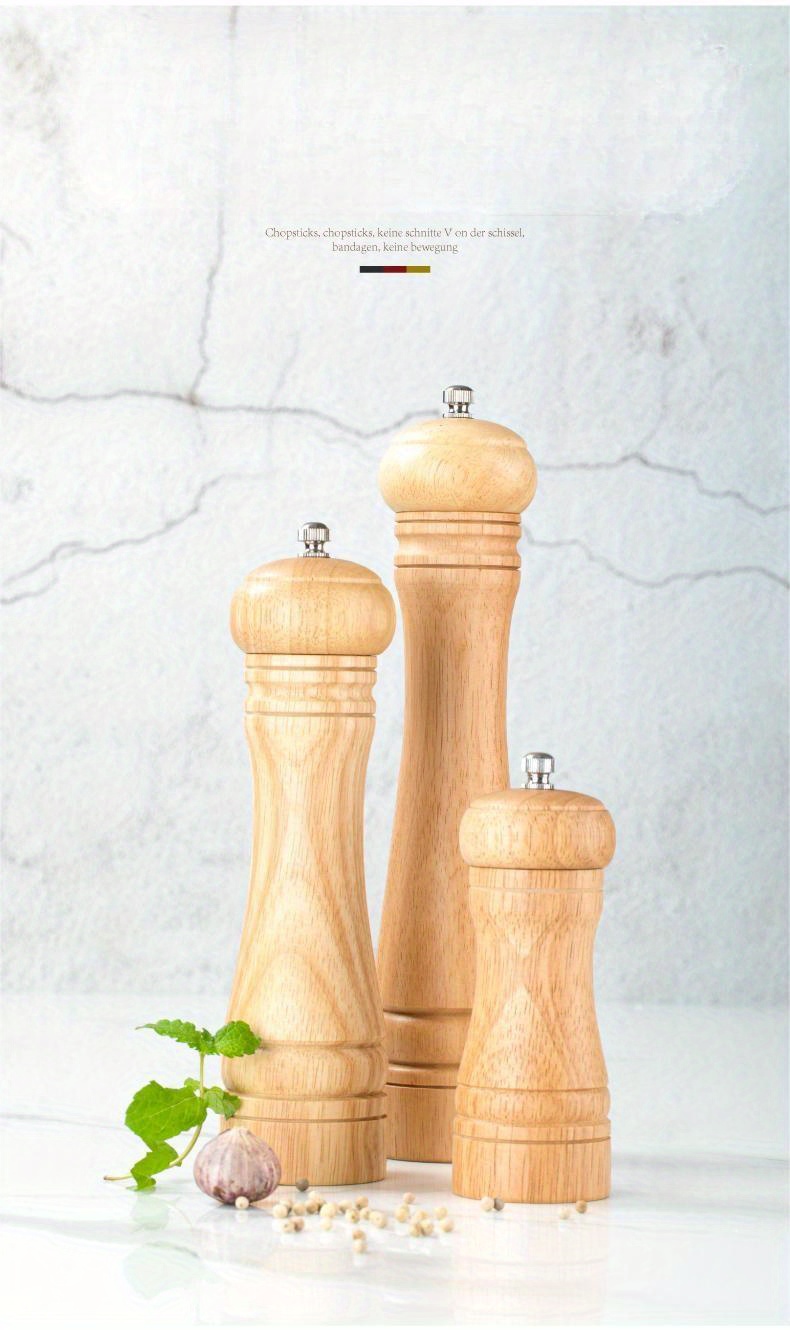 Upgrade Your Kitchen With This Creative Wooden Spice Grinder - Manual Sea  Salt Mill & Spice Crusher! - Temu