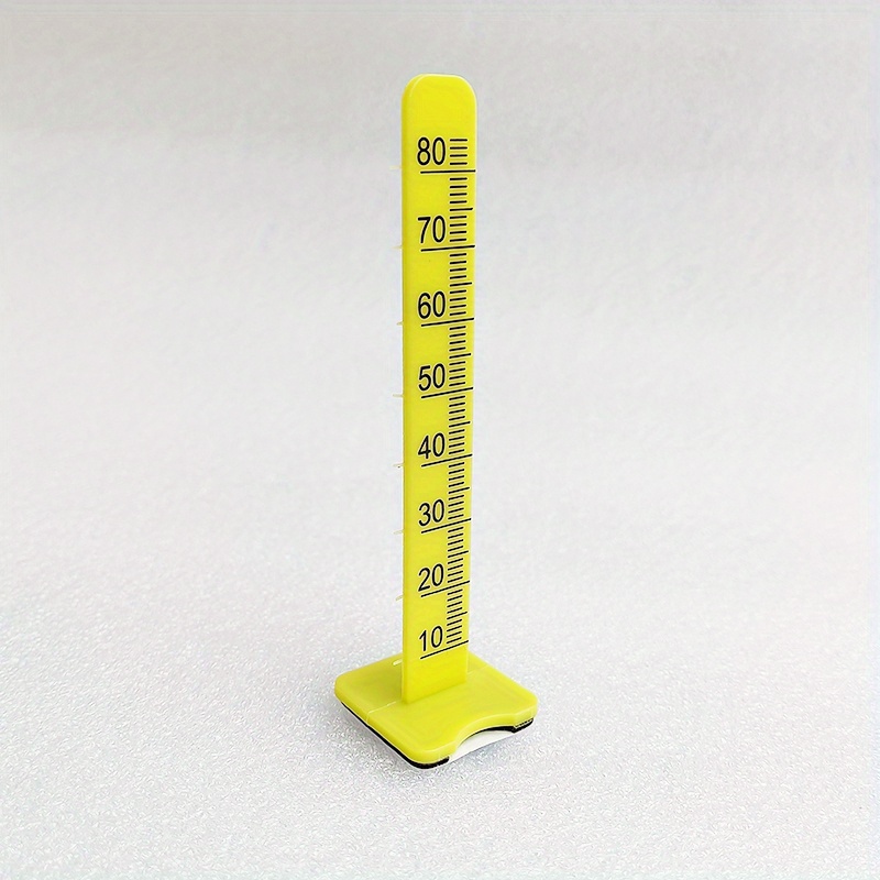 10 50pcs Easy Peel 8cm Yellow Floor Measuring Self Adhesive Level Peg