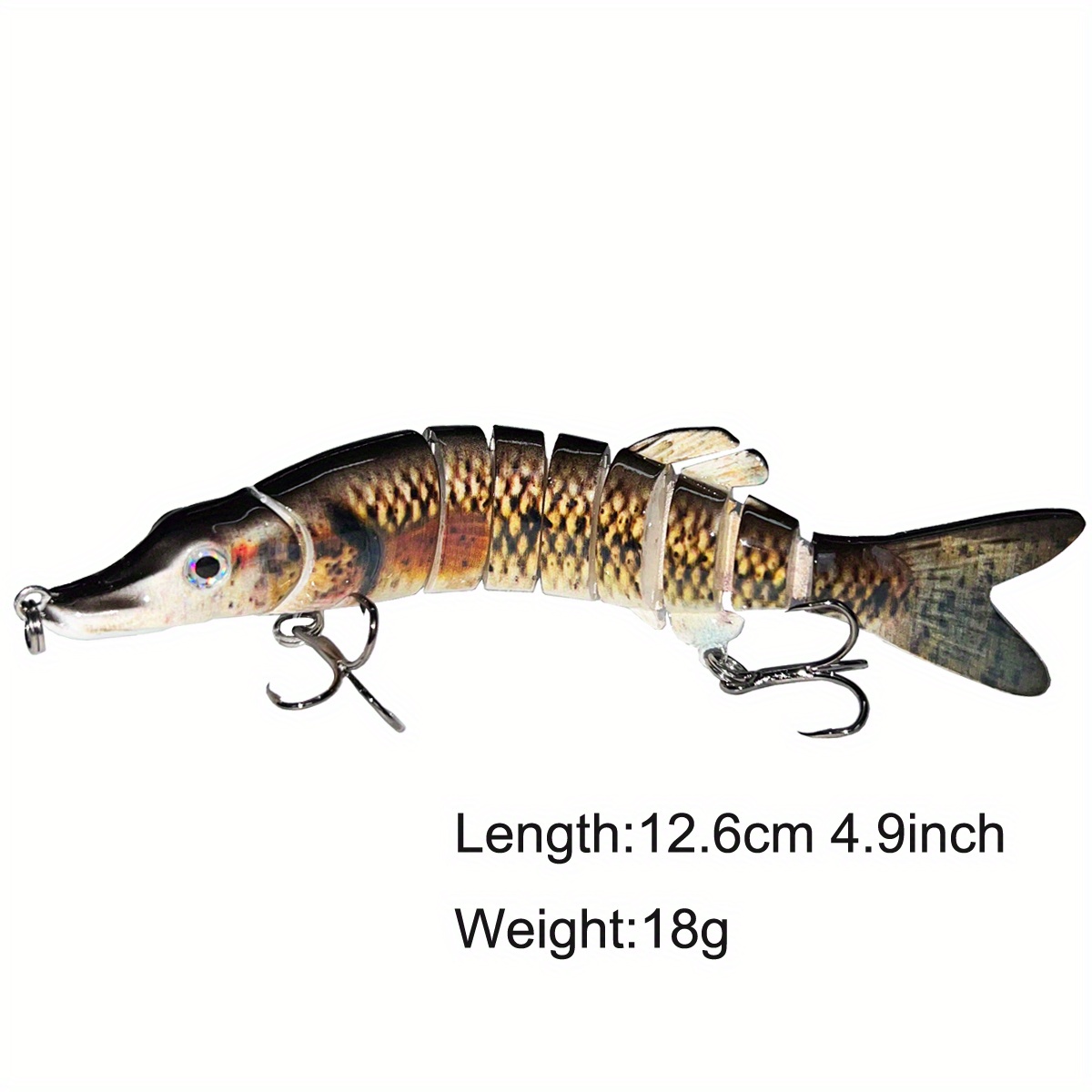 Creek Chub Jointed Pikie Fishing Lure for Large Bass, Striper, Musky and  Pike, Fishing Lures for Freshwater, 6, 1 3/4 oz, Perch, (I3000PPE) :  Fishing Topwater Lures And Crankbaits : Sports & Outdoors 