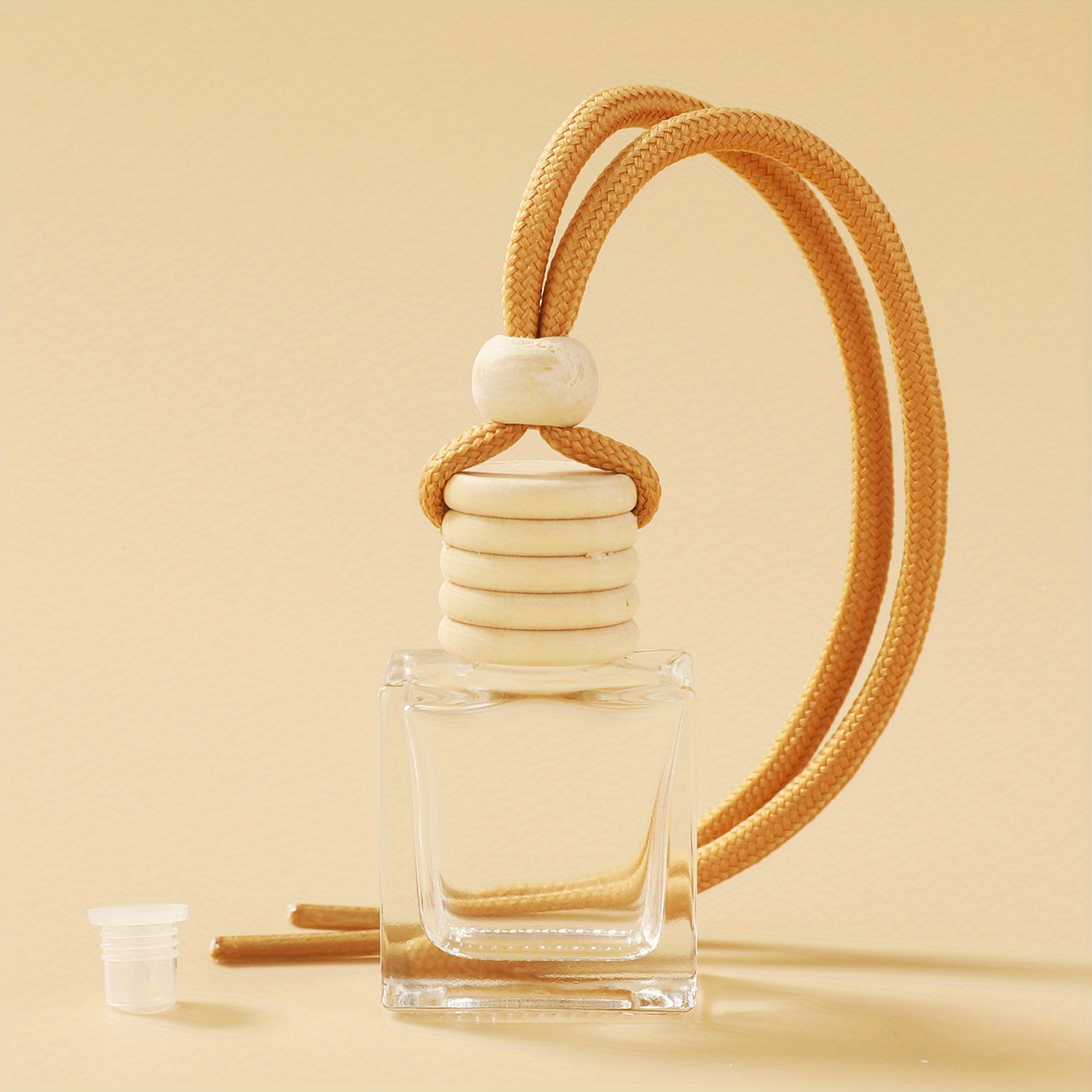 Heart Design Car Aromatherapy Bottle Pendant Empty Clear - Temu