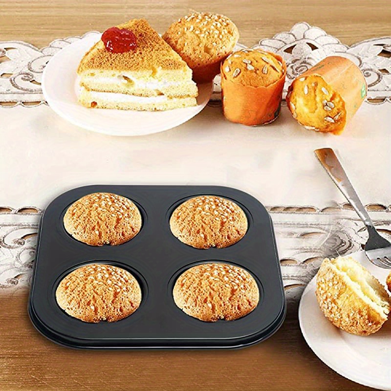 6 cup Nonstick Silicone Cupcake Pan Muffin Top Pan - Temu