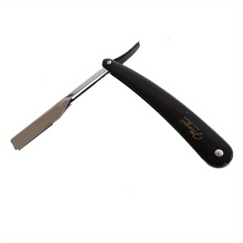 Professional Stainless Steel Straight Edge Moustache Shaver With Blade  Available From Womansquare123, $0.5